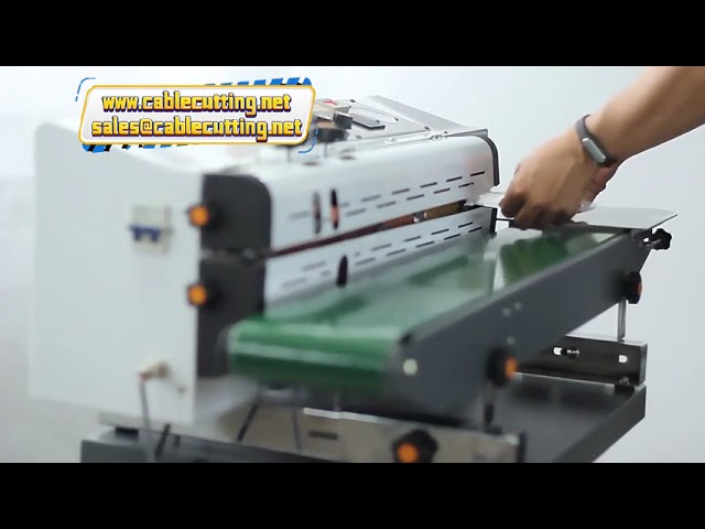 เครื่องซีลถุงแบบต่อเนื่องพร้อมระบบเติมไนโตรเจน | Nitrogen Flush Sealing Machine