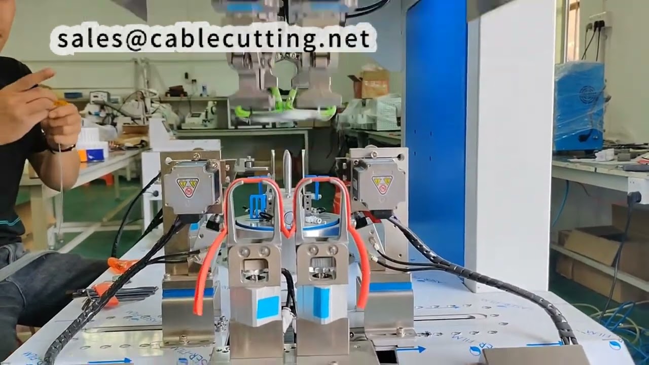 เครื่องมัดสายไฟอัตโนมัติสำหรับสายเคเบิลเหล็กคู่ – เพิ่มประสิทธิภาพการผลิตสายไฟ
