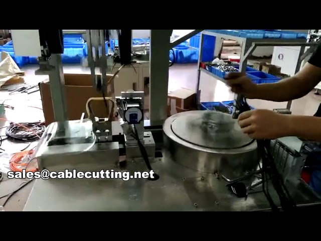 เครื่องม้วนและรัดสายไฟฟ้าอัตโนมัติ WPM-81M สำหรับสายไฟ สายDC และสายพาวเวอร์คอร์ด
