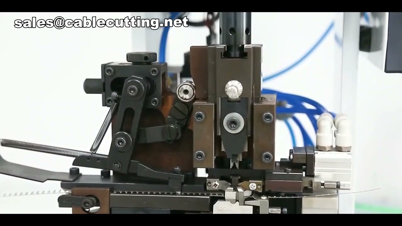 เครื่องปอกสายไฟและ crimping อัตโนมัติประสิทธิภาพสูง