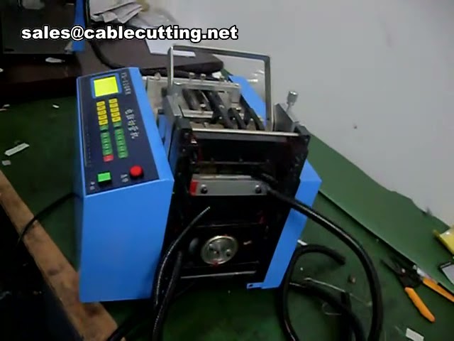 เครื่องตัดสายยางยางอัตโนมัติเต็มรูปแบบ รับรองมาตรฐาน CE