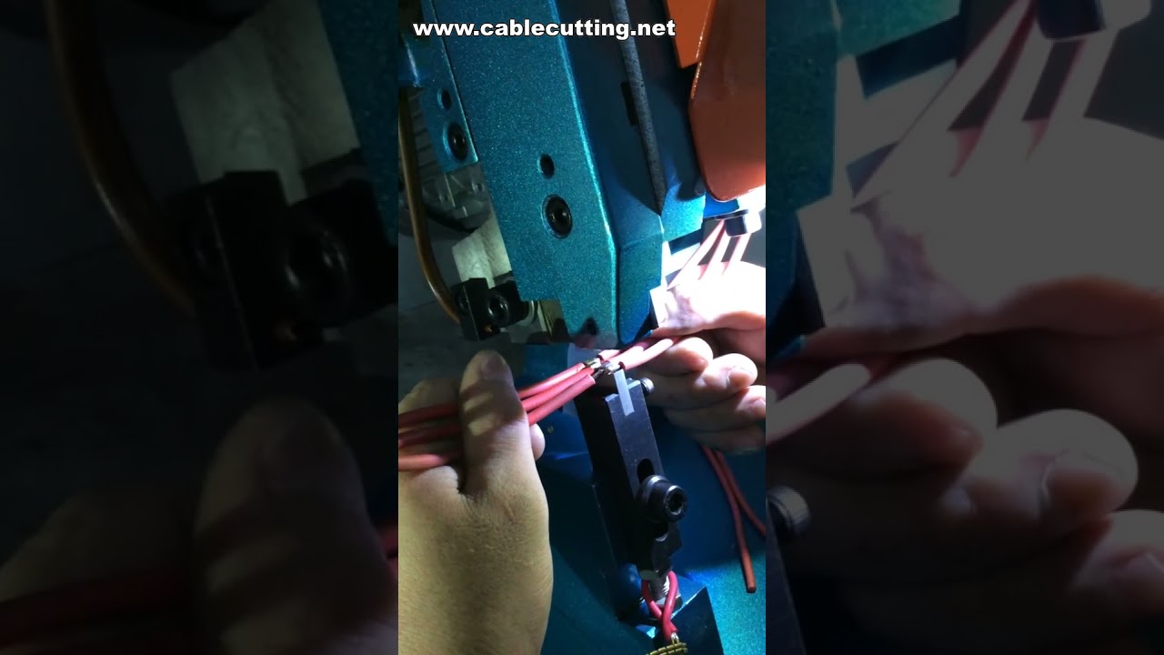 เครื่อง crimping ขั้วต่อสายไฟ | เครื่อง crimping สายพานทองแดง | เครื่องต่อสายไฟอัตโนมัติ