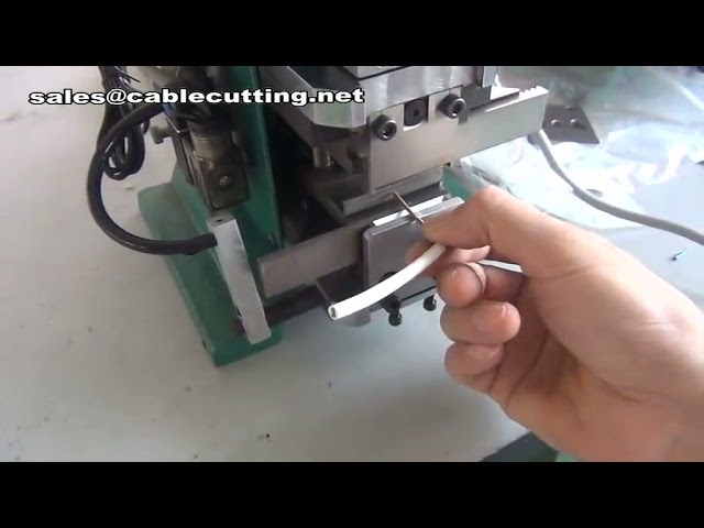 เครื่องปอกสายไฟกึ่งอัตโนมัติ ปอกสายเคเบิล บิดเกลียวสายไฟ | เพิ่มประสิทธิภาพการผลิต