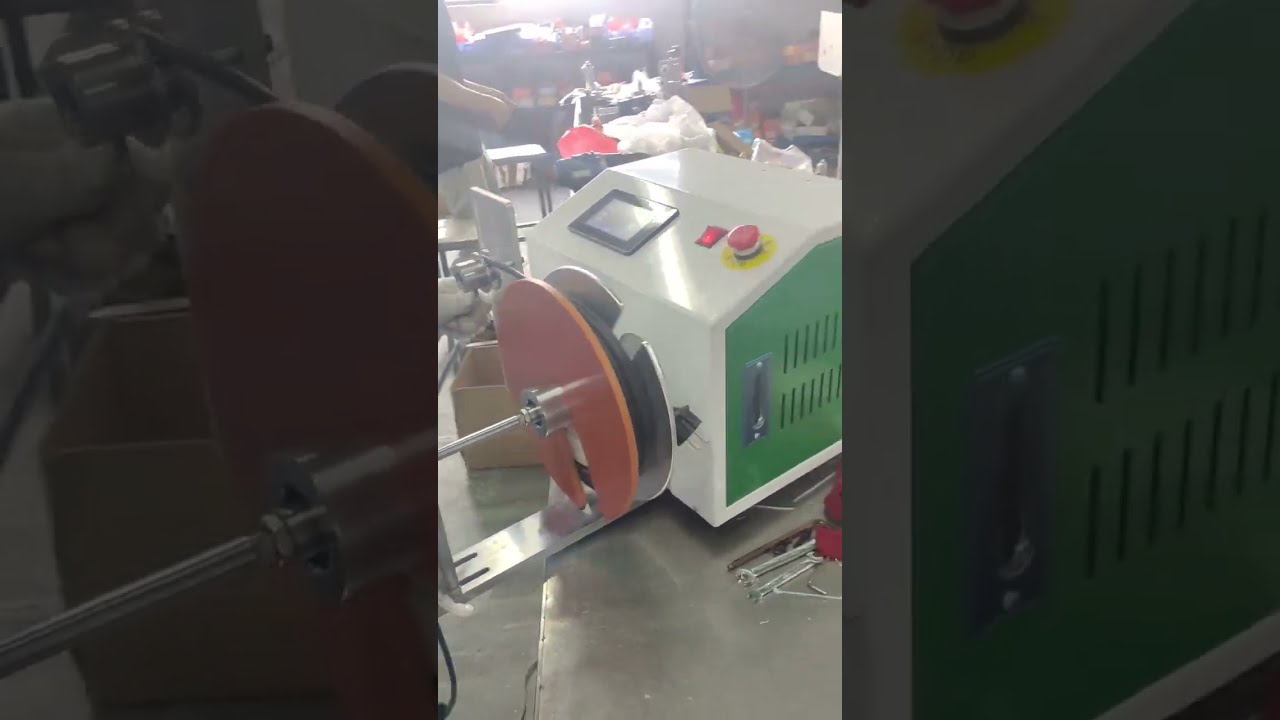 เครื่องม้วนสายไฟและสายพ่วงอัตโนมัติระบบ Traversing Coiling Machine | #โรงงาน #เครื่องจักร #ยานยนต์