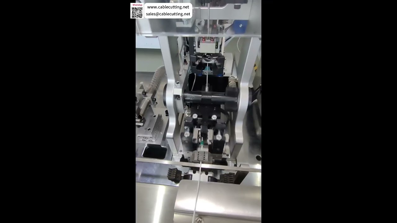เครื่องจักรผลิตชุดสายไฟรถยนต์กันน้ำอัตโนมัติเต็มรูปแบบ | อุปกรณ์การย้ำขั้วต่อ