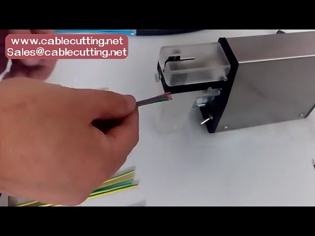 เครื่องปอกสายไฟนิวเมติกความแม่นยำสูง เทียบเท่า Unistrip 2015 | เพิ่มประสิทธิภาพการผลิต
