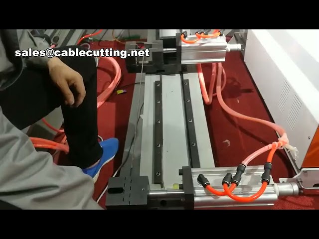 เครื่องปอกสายไฟนิวเมติกส์ เครื่องลอกฉนวนสายไฟอัตโนมัติ | Pneumatic Wire Stripping Machine