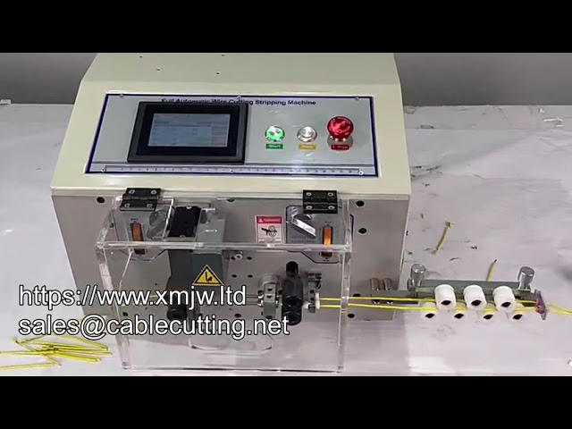 เครื่องปอกสายไฟอัตโนมัติ WPM 02dns รุ่นใหม่ล่าสุด ขายดี แม่นยำสูง พร้อมฝาครอบป้องกันความปลอดภัย