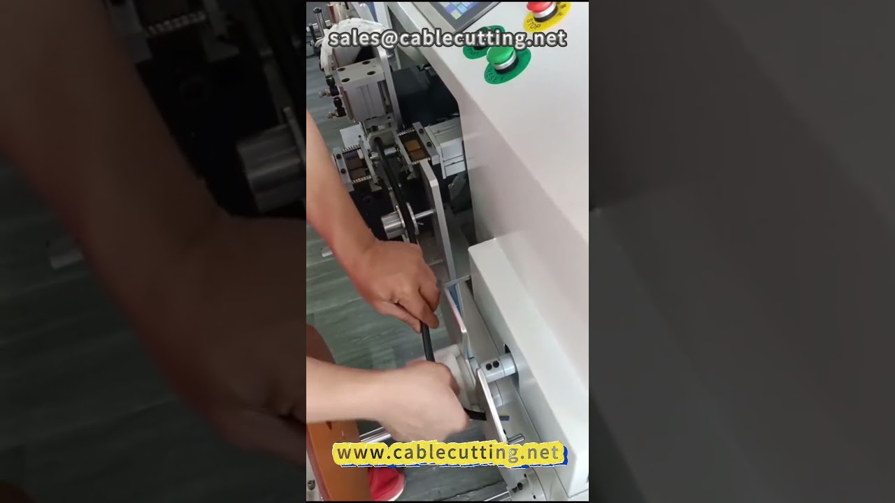 เครื่องปอกสายไฟ วัดความยาว ม้วนอัตโนมัติ 99 | สำหรับแปรรูปชุดสายไฟ #wire #cable