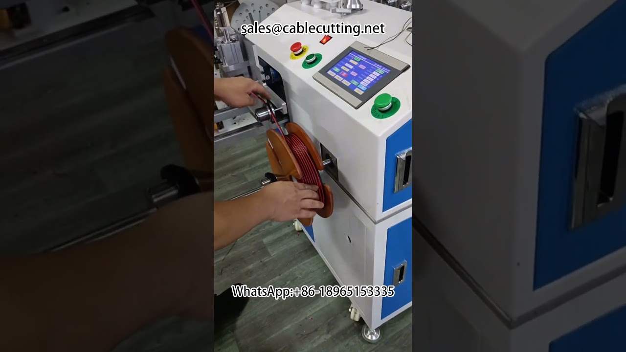 เครื่องพันสายเคเบิลเสียงอัตโนมัติ | เครื่องม้วนสายไฟความเร็วสูงสำหรับโรงงาน
