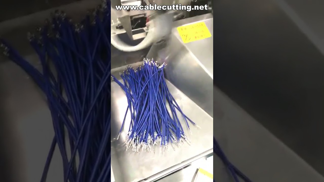 เครื่อง Crimping ขั้วต่ออัตโนมัติ ตัด ปอก และย้ำสายไฟ | เพิ่มประสิทธิภาพการผลิต