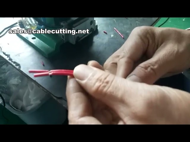 เครื่องปอกสายไฟแนวตั้งกึ่งอัตโนมัติ | เครื่องบาร์กเกอร์สายไฟไฟฟ้าสำหรับงานอุตสาหกรรม
