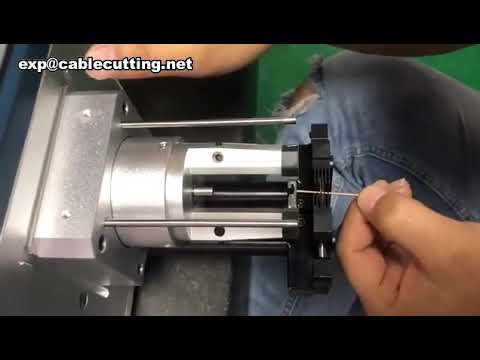 เครื่องปอกสายโคแอกเชียลสำหรับทดสอบสายเคเบิล | ชมการทำงานจริง
