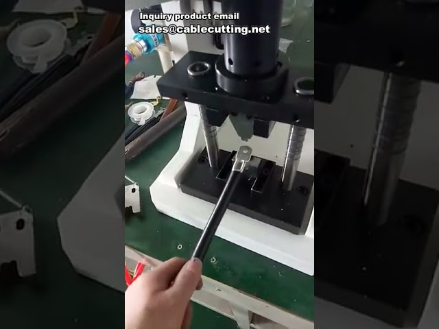 เครื่องปั๊มหัวสายลมแรงดันสูง | เครื่องกดขั้วต่อสายไฟอัตโนมัติ | เครื่องปั๊มขั้วต่อทองแดง