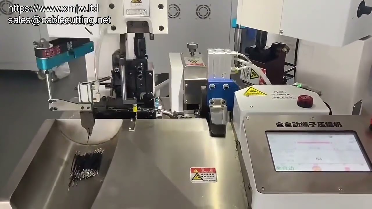 2t Horizontal Terminal Crimping Machine Two End Cut Stripping Crimping Machine Peeling Pressing