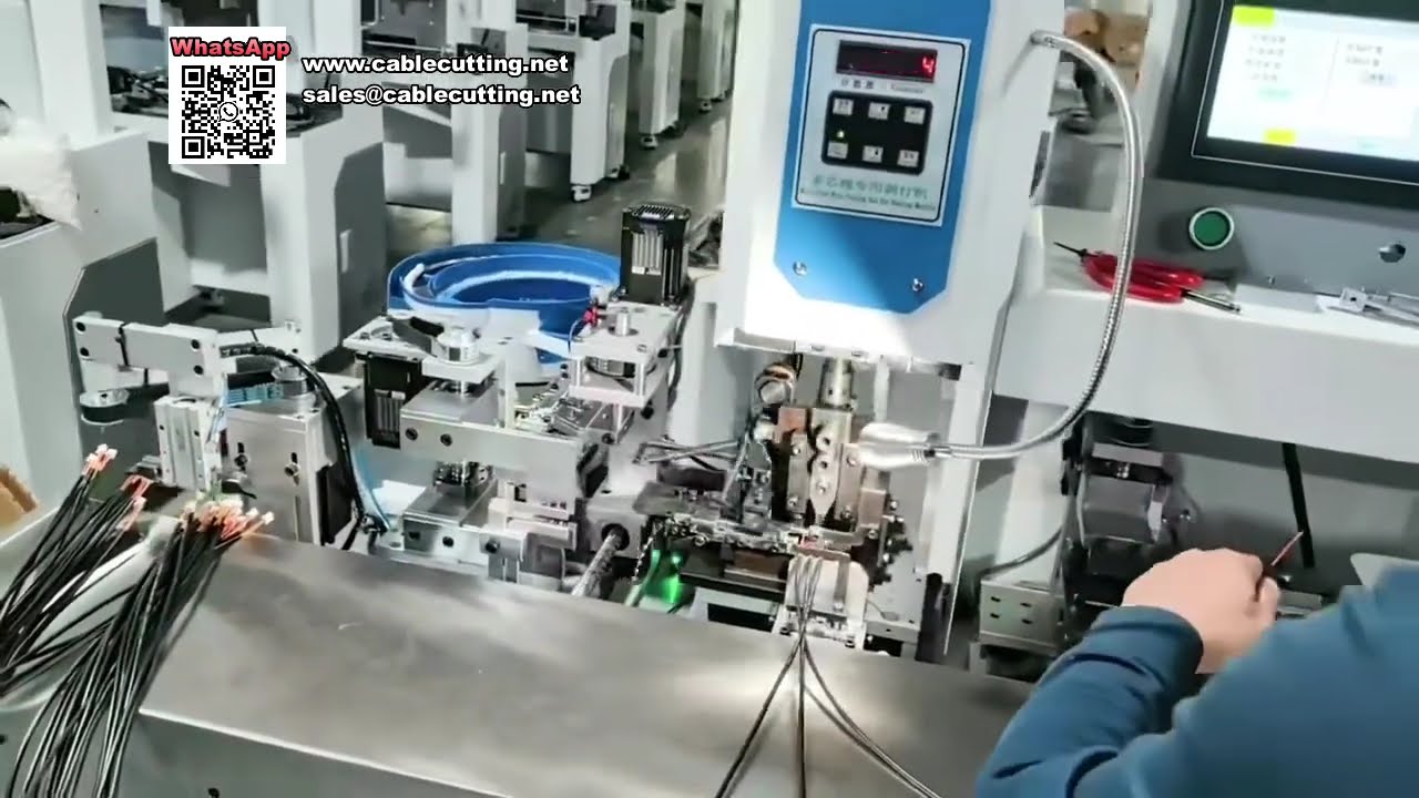 เครื่องปอกสายไฟแบบกลม ย้ำ และใส่ขั้วต่อ 3-in-1 รวดเร็ว ทันสมัย