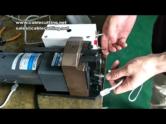ชุดคีมย้ำหัว RJ45 แบบ 6P6C พร้อมใบมีดตัดสายอินเทอร์เน็ต