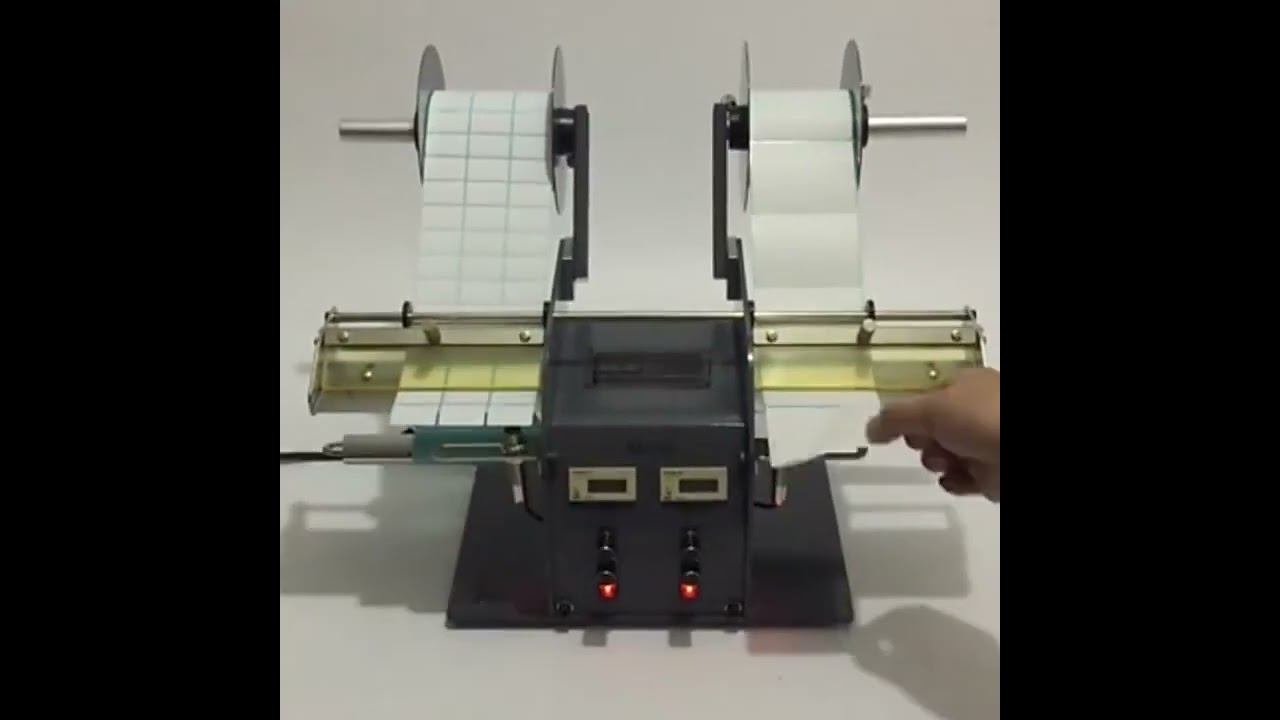 เครื่องปอกและตัดสติกเกอร์ฉลากอัจฉริยะอัตโนมัติ สำหรับกระดาษเทอร์มอล แยกชิ้นงานแม่นยำ