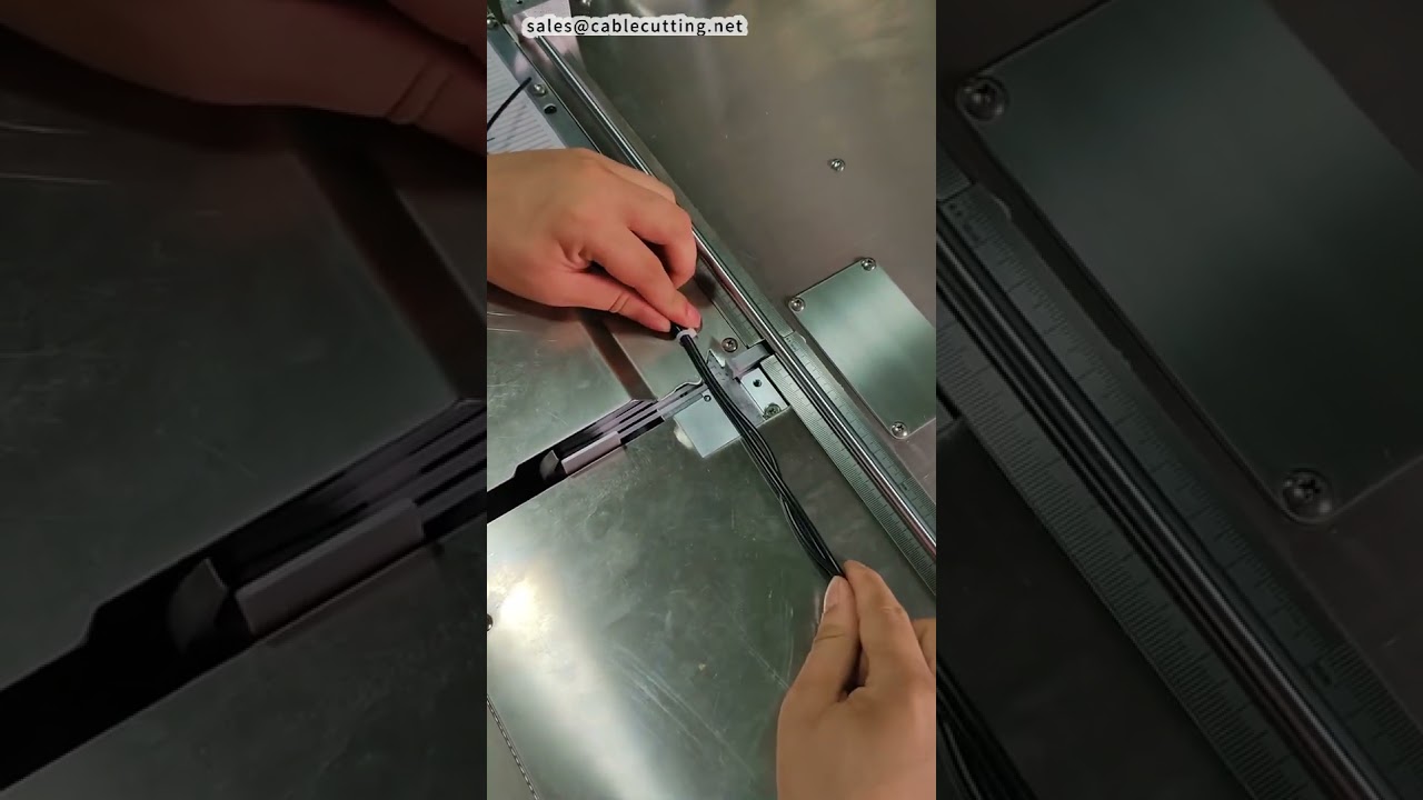 เครื่องรัดสายไนลอนอัตโนมัติประสิทธิภาพสูง เพิ่มผลผลิตในโรงงาน #factory #machine