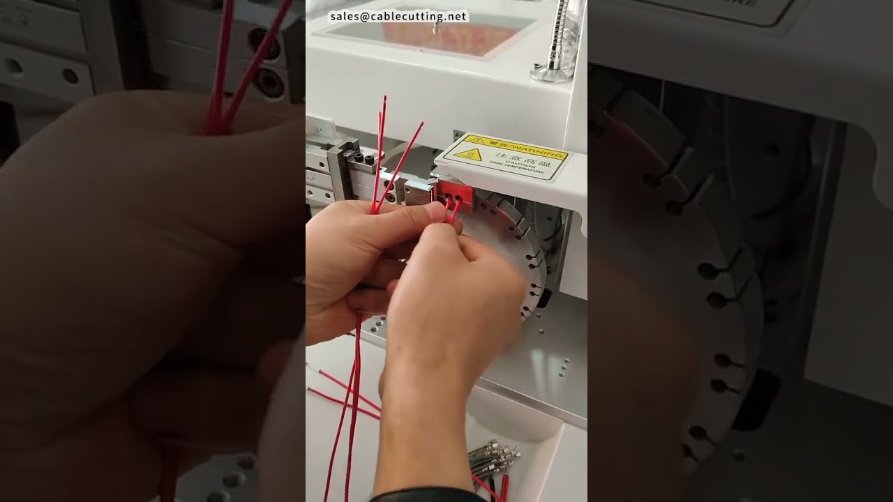 เครื่องสอดท่อและสวมปลอกอัตโนมัติ สำหรับโรงงานอุตสาหกรรม #factory #machine