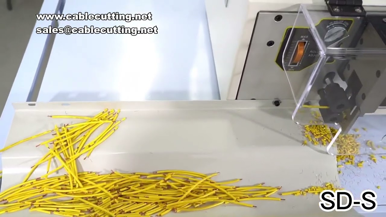 เครื่องปอกสายไฟอัตโนมัติ C SD E จอสัมผัส ปรับแต่งได้ ตัด-ลอก-ปอก อย่างแม่นยำ