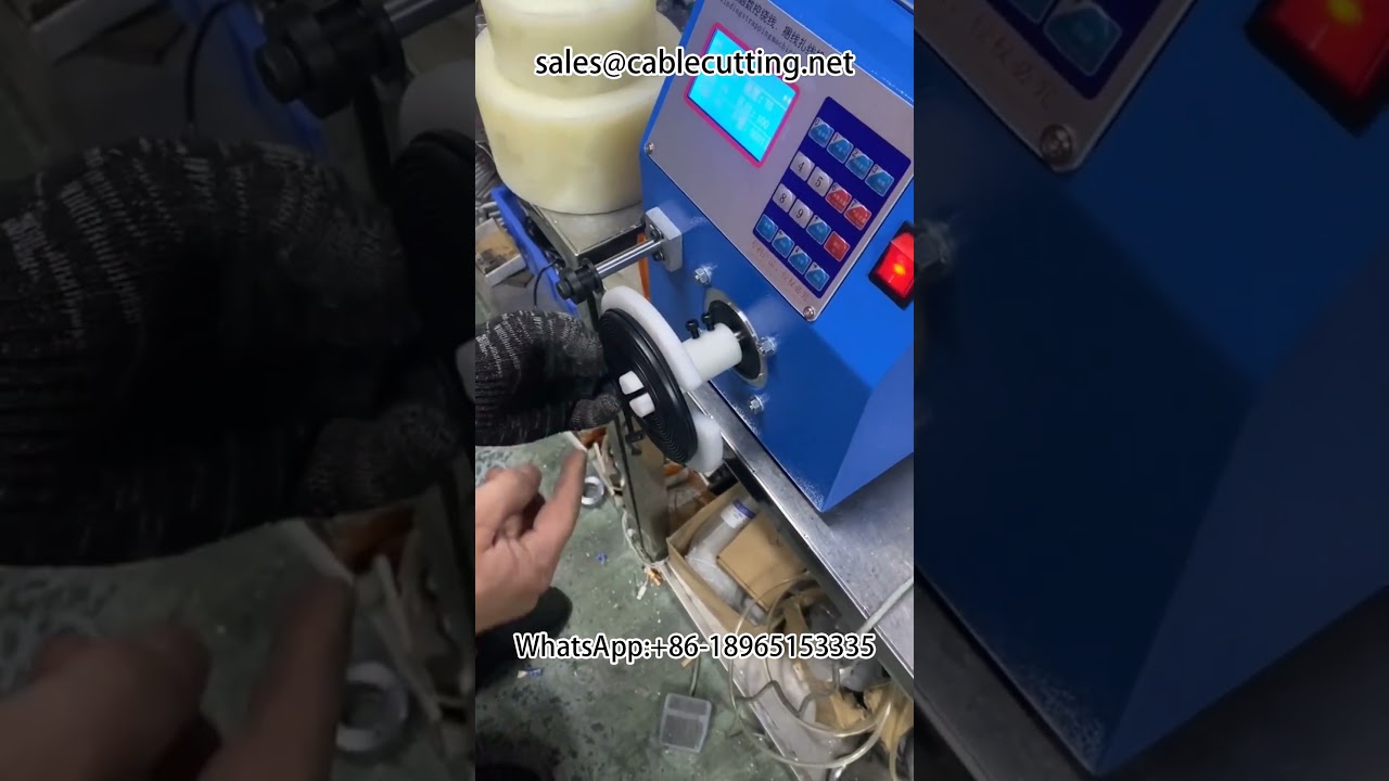 เครื่องม้วนสายเคเบิลมือถือ P-X-2 | เครื่องพันสายข้อมูลและปอกสายไฟอัตโนมัติสำหรับอุตสาหกรรมยานยนต์