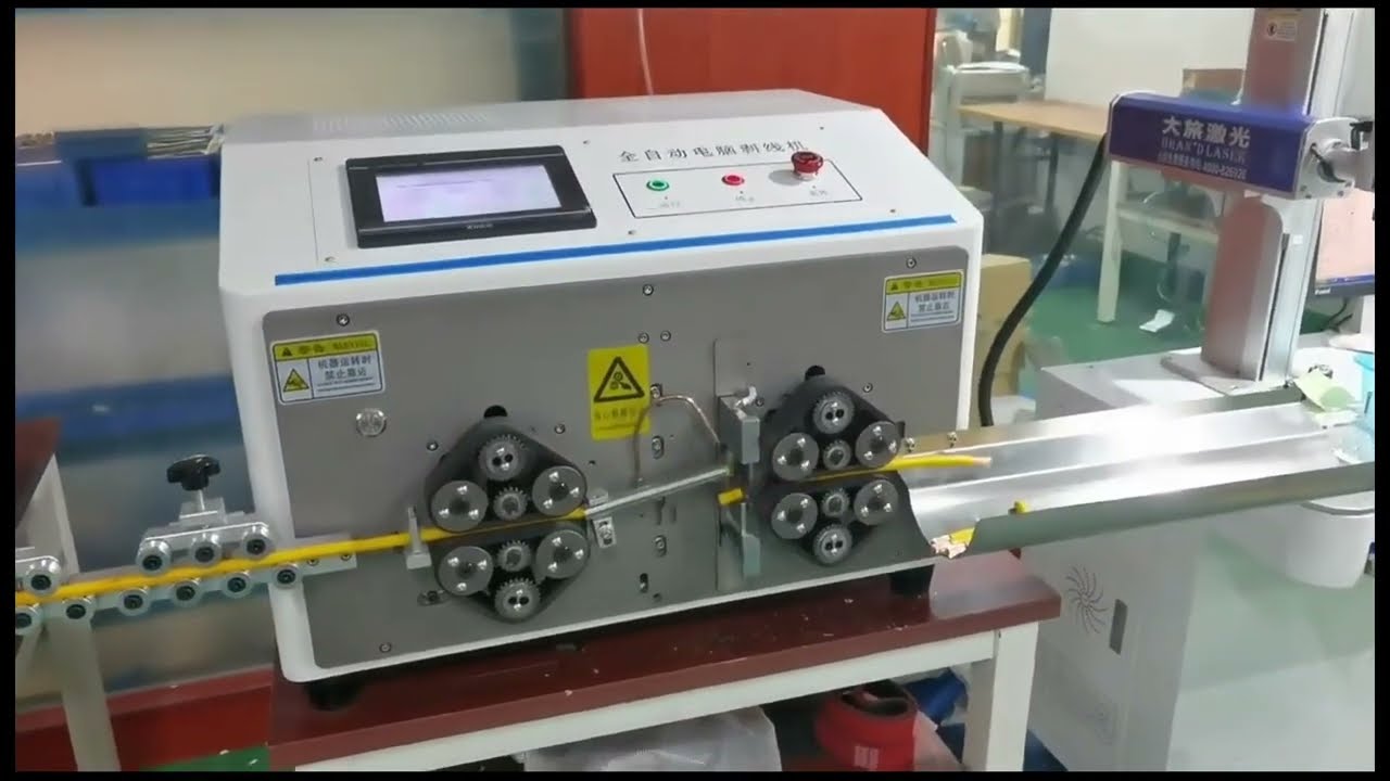 เครื่องตัดและปอกสายไฟขนาดใหญ่ รองรับสายเส้นหนาและสายสี่เหลี่ยมใหญ่ | เพิ่มประสิทธิภาพโรงงาน