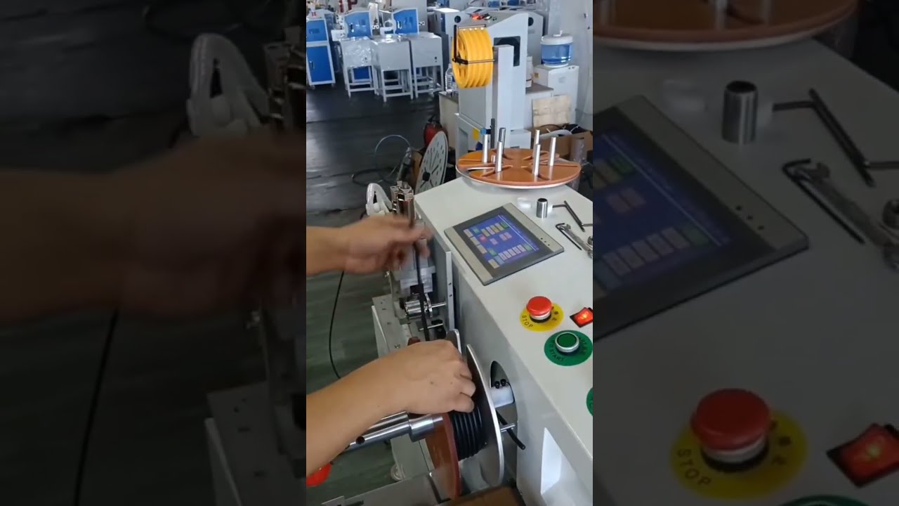 เครื่องนับเมตร ตัด พัน และมัดสายไฟและสายเคเบิลอัตโนมัติครบวงจร | All-in-One Machine