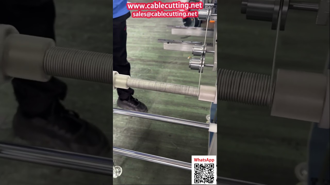 เครื่องพันนับสาย coax อัตโนมัติความแม่นยำสูง สำหรับสาย coax และสายอากาศ