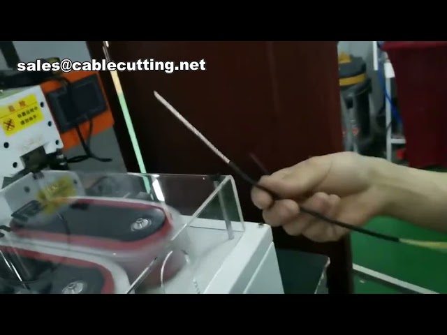 เครื่องขัดสายชีลด์อัตโนมัติ | เครื่องขัดสายเคเบิล | อุปกรณ์เตรียมสายไฟอัตโนมัติ