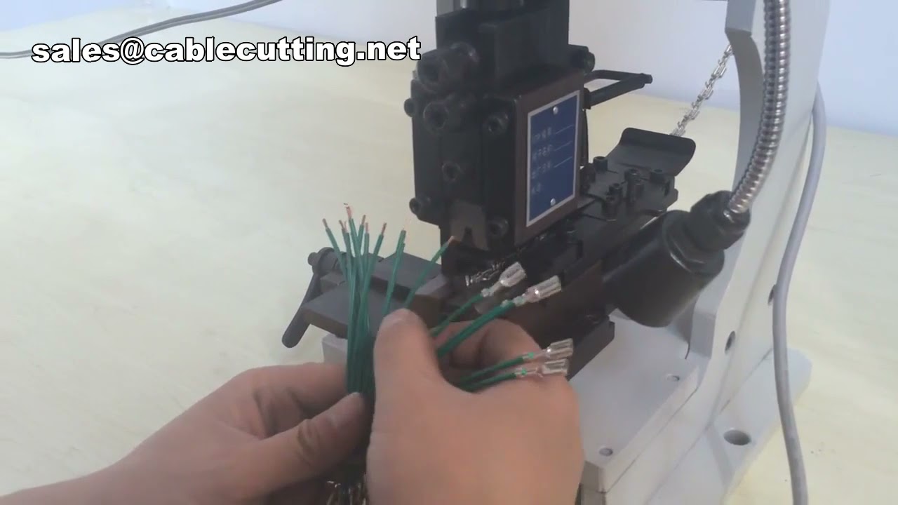 เครื่อง crimping สายไฟซุปเปอร์เงียบ สำหรับงานผลิตสายไฟ