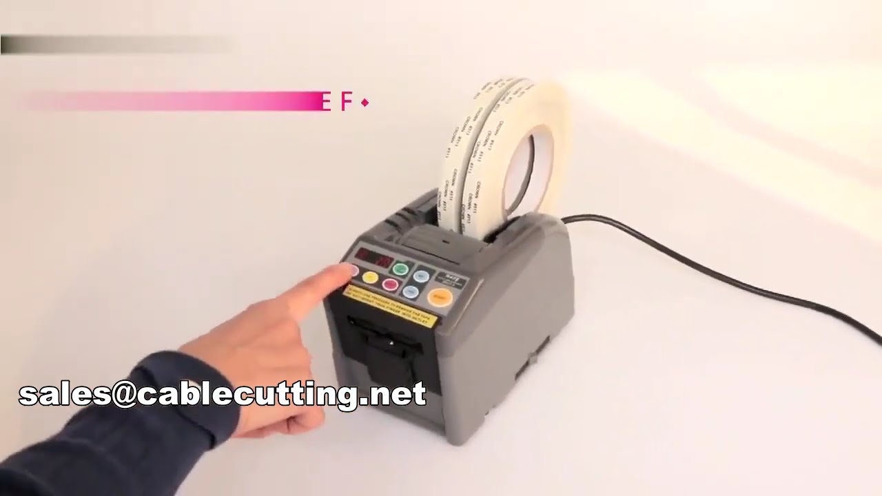 เครื่องตัดเทปอัตโนมัติ ZCUT-9 | เครื่องจ่ายเทปทั้งแบบมีกาวและไม่มีกาว สำหรับเครื่องแพ็ค