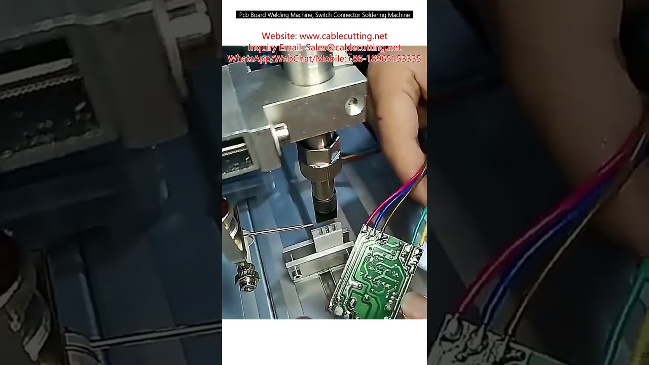 เครื่องเชื่อมแผง PCB และเครื่องบัดกรีขั้วต่อสวิตช์อัตโนมัติ คุณภาพสูง