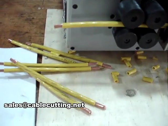 เครื่องปอกสายไฟอัตโนมัติคอมพิวเตอร์ MAX2-35 | เครื่องตัดปอกสายไฟและบรรจุภัณฑ์