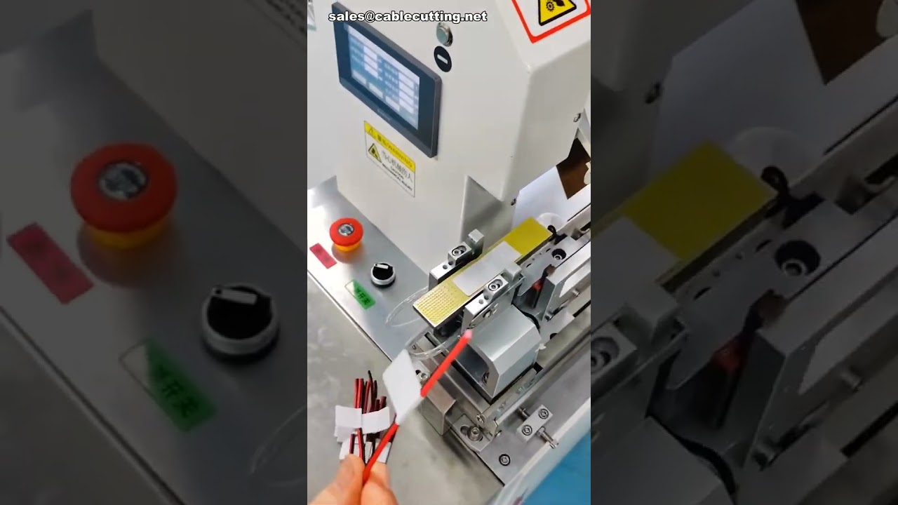 เครื่องติดฉลากพับสายไฟแบบประหยัด พร้อมไดรฟ์สกรูวงปิด | สำหรับโรงงานและ DIY #factory #machine #diy