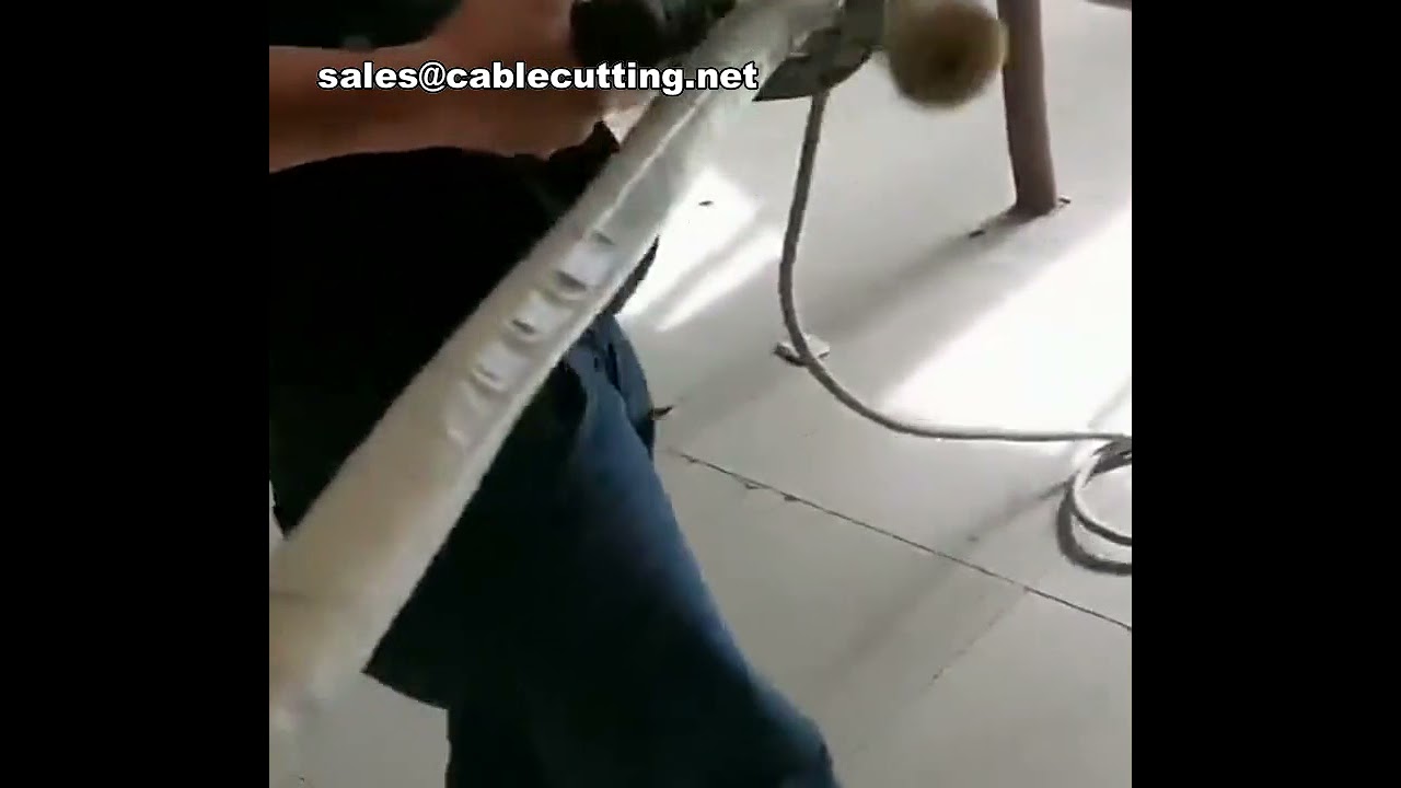 เครื่องพันสายรัดท่อทองแดงแอร์อัตโนมัติ | เครื่องม้วนสายเคเบิลไทด์สำหรับท่อทองแดง