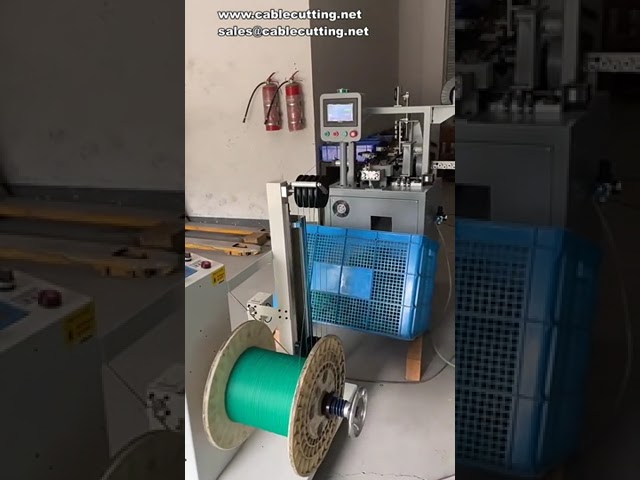 เครื่องคลายสาย 60KG พร้อมเครื่องตัดปอกสายไฟ ตัดท่อ และย้ำขั้วอัตโนมัติ ครบชุด