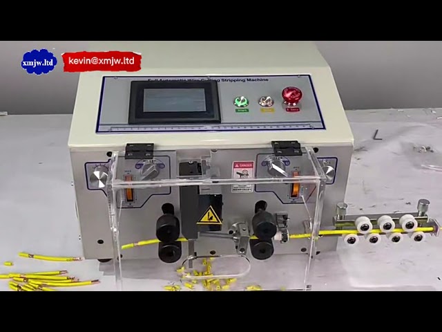 เครื่องปอกสายไฟกลม 4 แกน ระยะปอก 50mm พร้อมฝาครอบนิรภัย - แรงและปลอดภัย