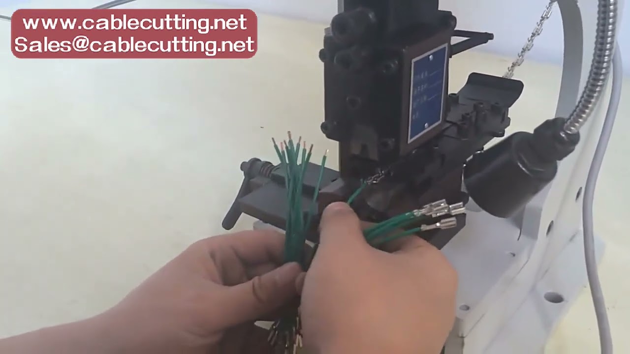 เครื่อง Crimp สายไฟอัตโนมัติ 1.5 ตัน ความเร็วสูง เสียงต่ำ รุ่นเต็มรูปแบบ