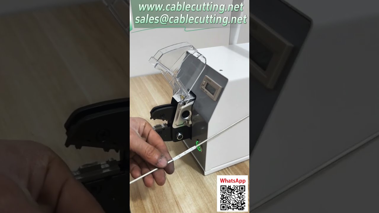 เครื่องรีดขั้วต่อไฟฟ้า 20EC พร้อมแม่พิมพ์พิเศษ รีดห่วงลวดเหล็กและขั้วต่ออื่นๆ