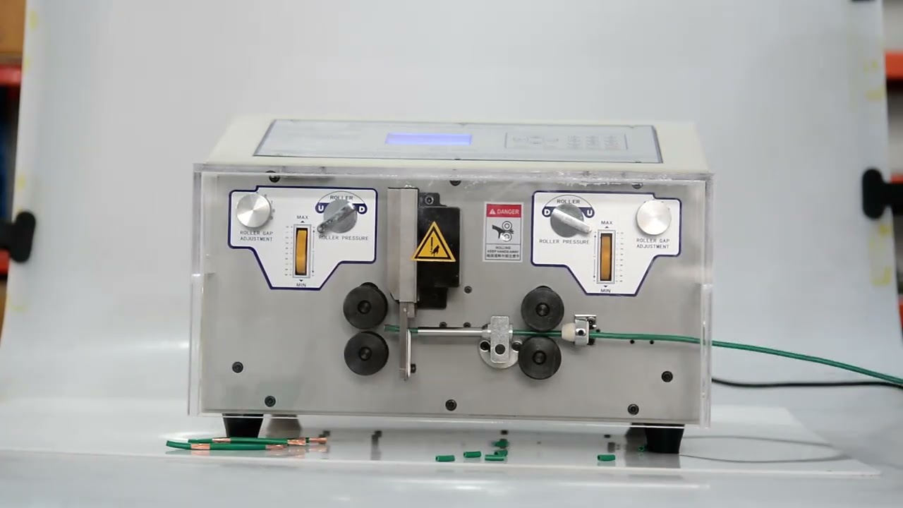 เครื่องปอกสายไฟอัตโนมัติควบคุมด้วยคอมพิวเตอร์ SWT508 JE JES จอสัมผัส รองรับพื้นที่หน้าตัด 0.1-8mm²