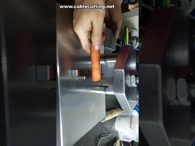 เครื่องตัดสายไฟนิวเมติก เครื่องตัดสาย USB สำหรับอุตสาหกรรม | Pneumatic Cable Cutting Machine