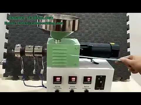 SJ35 Mini Extruder เครื่องรีดพลาสติกสกรูเดี่ยวตั้งโต๊ะ สำหรับทำเส้น filament 3D Printing DIY