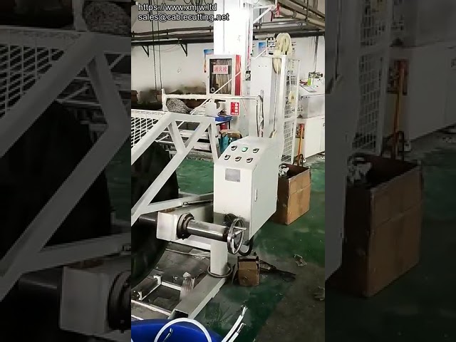 เครื่องดึงสายไฟแนวนอนอัตโนมัติรุ่นใหญ่พิเศษสำหรับสายเคเบิลพลังงานใหม่