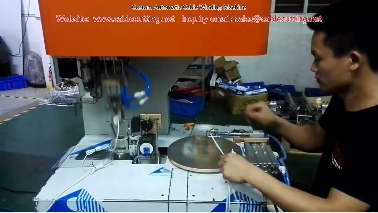 เครื่องม้วนสายเคเบิลอัตโนมัติแบบกำหนดเอง | เพิ่มประสิทธิภาพการผลิตด้วยระบบม้วนลวดอัจฉริยะ