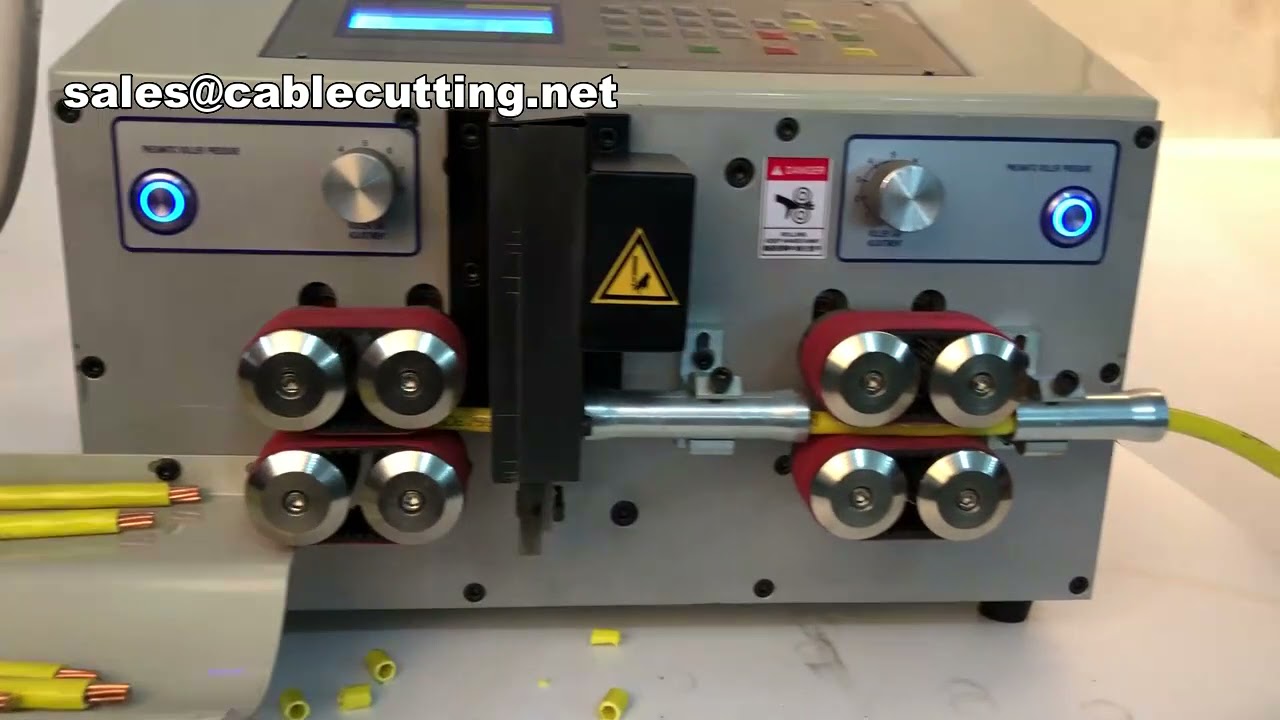 เครื่องตัดและปอกสายไฟอัตโนมัติ 70mm² สำหรับสายทองแดง | เครื่องปอกสายไฟทองแดง ตัดและปอกสายเคเบิล