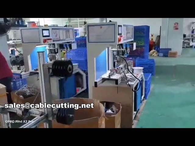 เครื่อง WPM-SCCB ลอก ตัด ม้วน มัดสายไฟอัตโนมัติ ครบในเครื่องเดียว