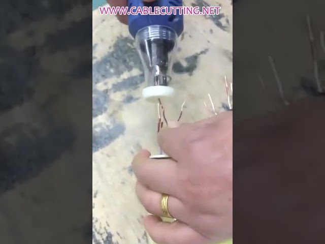 เครื่องลอกลวดเคลือบมือถือ รุ่นพกพา ใช้งานง่าย | เครื่องปอกลวดเคลือบ