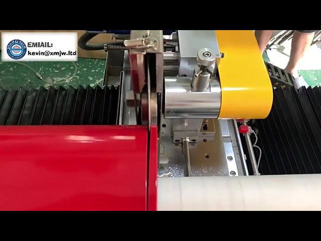 เครื่องตัดม้วนกระดาษคราฟท์และผ้าไม่ทอ | เครื่องตัดม้วนอัตโนมัติประสิทธิภาพสูง