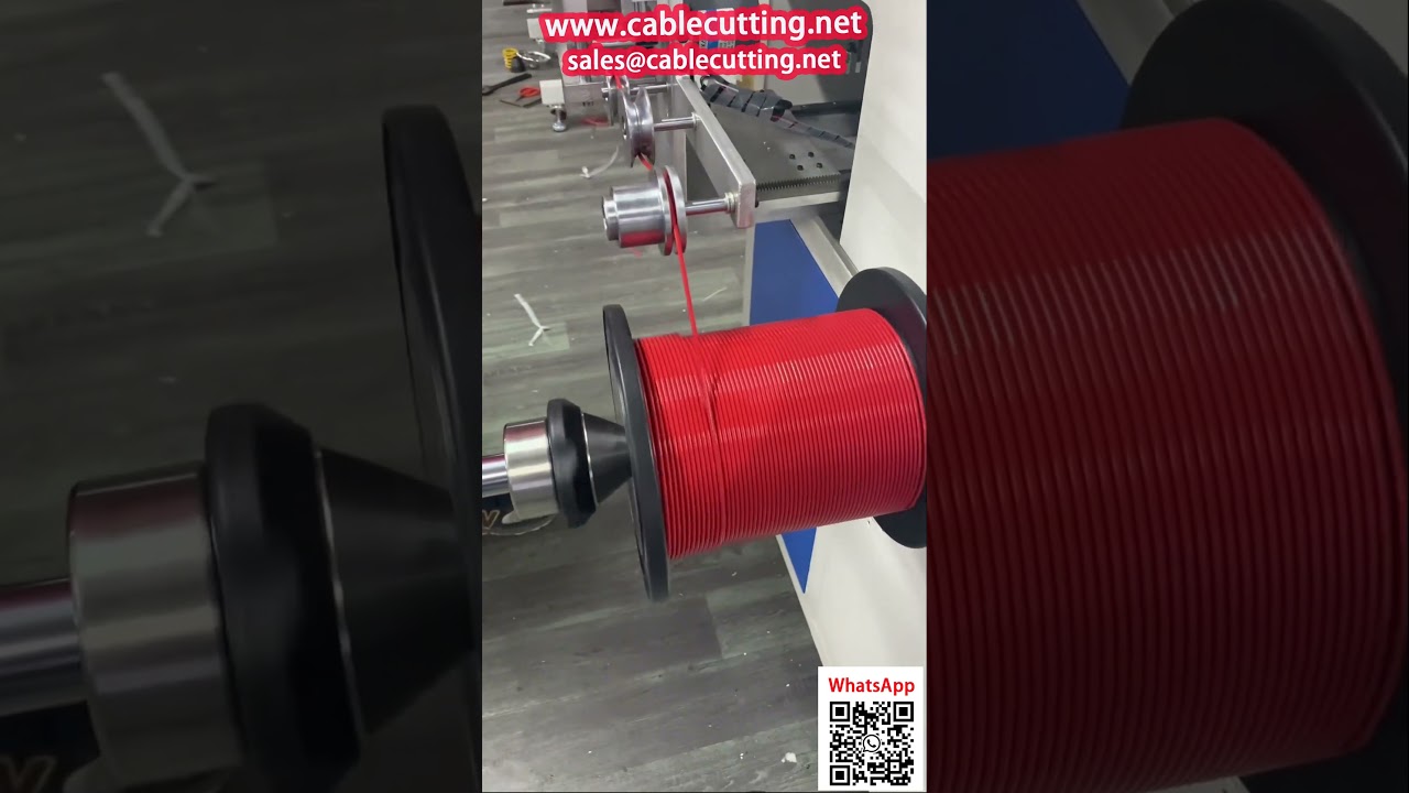 เครื่องม้วนสายไฟอัตโนมัติ | คลาย นับ และม้วน/รีม้วนสายเคเบิลประสิทธิภาพสูง